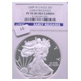 2008 W NGC PF70UC SILVER EAGLE
