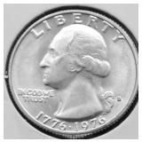 GEM BU SILVER BICENTENNIAL WASHINGTON QUARTER