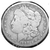 1890 O MORGAN DOLLAR VG