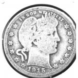 1915 BARBER QUARTER G