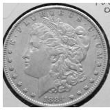1884 O MORGAN DOLLAR XF