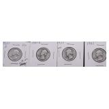 4 SILVER QUARTERS