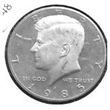 1985 S PROOF KENNEDY HALF DOLLAR
