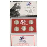 2007 SILVER PROOF QUARTER SET