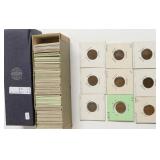 BOX OF CARDED WHEAT CENTS