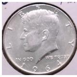 1964 CHOICE BU KENNEDY HALF DOLLAR