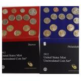 2012 MINT SET P D MINTS