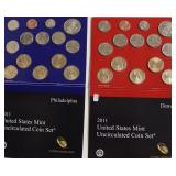 2011 MINT SET P D MINTS