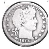 1914 BARBER QUARTER G