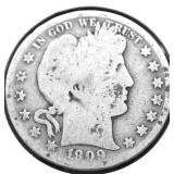 1909 BARBER HALF DOLLAR G