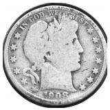 1908 BARBER HALF DOLLAR G
