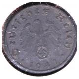 1941 NAZI GERMANY 5 PHENNIG XF