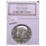 1967 SMS NGC PF67CAM KENNEDY HALF DOLLAR
