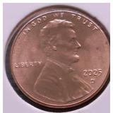 2025 D GEM RED LINCOLN CENT