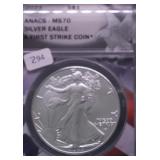 2023 ANACS MS70 SILVER EAGLE