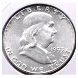 1953 GEM FBL FRANKLIN HALF DOLLAR