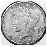 1923 S PEACE DOLLAR VF
