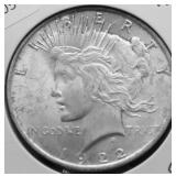 1922 CHOICE BU PEACE DOLLAR