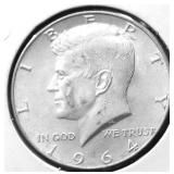 1964 D CHOICE BU KENNEDY HALF DOLLAR
