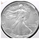 1992 SILVER EAGLE GEM
