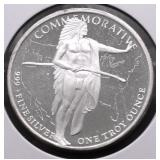 1 OZ .999 SILVER ROUND