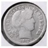 1912 BARER DIME G