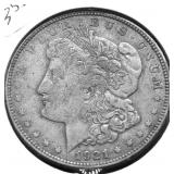 1921 D MORGAN DOLLAR XF