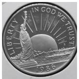 PROOF ELLIS ISLAND HALF DOLLAR