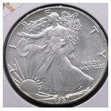 1987 SILVER EAGLE GEM