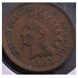 1903 INDIAN HEAD  CENT AU