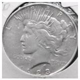 1923 PEACE DOLLAR AU