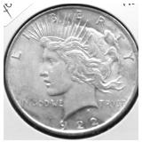 1922 PEACE DOLLAR XF