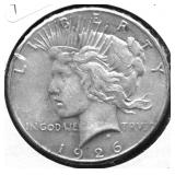 1926 PEACE DOLLAR XF