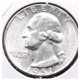 1951 GEM BU WASHINGTON QUARTER