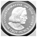 1 OZ .999 SILVER ROUND
