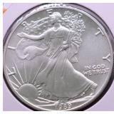 1989 SILVER EAGLE GEM