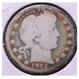 1914 BARBER QUARTER G
