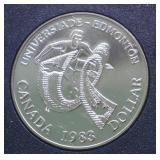 1983 CANADA SILVER DOLLAR GEM