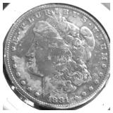 1881 S MORGAN DOLLAR VF
