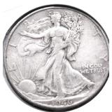 1946 WALKING HALF DOLLAR XF