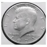 1973 P GEM BU KENNEDY HALF DOLLAR