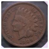 1909  INDIAN HEAD CENT VG