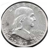 1960 PROOF FRANKLIN HALF DOLLAR