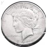 1926 PEACE DOLLAR VF