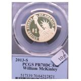 2013 S PCGS PF0DC PRESIDENT DOLLAR