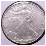 2000 SILVER EAGLE GEM