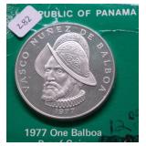 PROOF PANAMA SILVER BALBOA