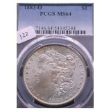 1883 O PCGS MS64 MORGAN DOLLAR