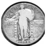 1928 STANDING QUARTER VG