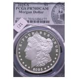 2025 S PCGS PF70DC MORGAN DOLLAR
